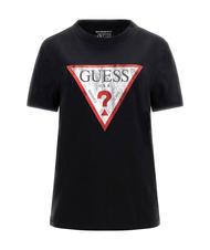 GUESS CLASSIC FIT LOGO Tricou cu logo jetbla - tricou - 3