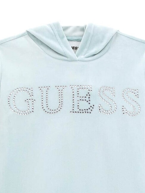 MINI ME Hanorac din chenille cu sigla cu strasuri ceață de spumă de mare - Hanorac pentru bebeluși