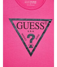 GUESS KIDS Tricou cu logo triunghi excursie roz - Tricou copil - 3