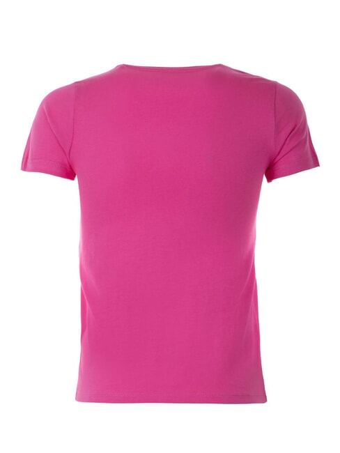 KIDS Tricou cu imprimeu logo triunghi excursie roz - Tricou copil