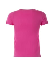 GUESS KIDS Tricou cu imprimeu logo triunghi excursie roz - Tricou copil - 2