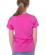 GUESS KIDS Tricou cu imprimeu logo triunghi excursie roz - Tricou copil - 4