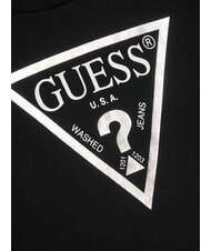 GUESS CORE KIDS Hanorac cu imprimeu logo triunghi negru jet cu îngheț g - Hanorac pentru bebeluși - 3