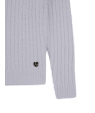 GUESS KIDS Pulover cu decolteu în V cu coaste vântul arctic - Pulovere pentru copii - 3