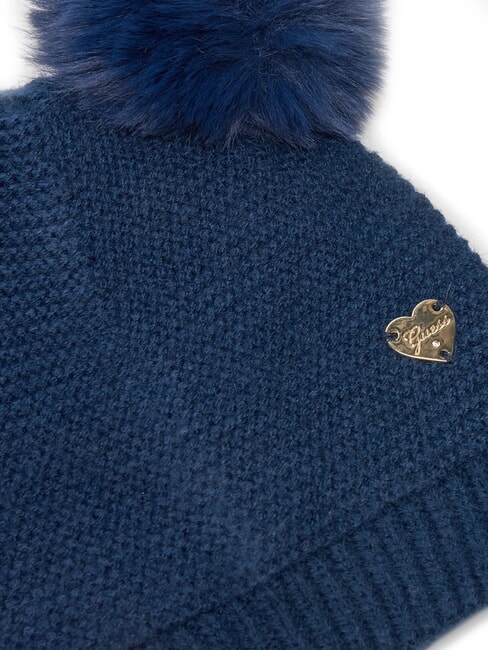 KIDS Set pălărie și eșarfă albastru secret - Pălărie pentru copii