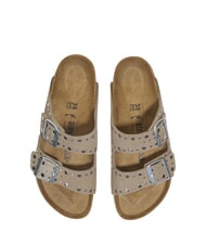 BIRKENSTOCK ARIZONA RIVET  Sandale din piele taupe - Pantofi femei - 3