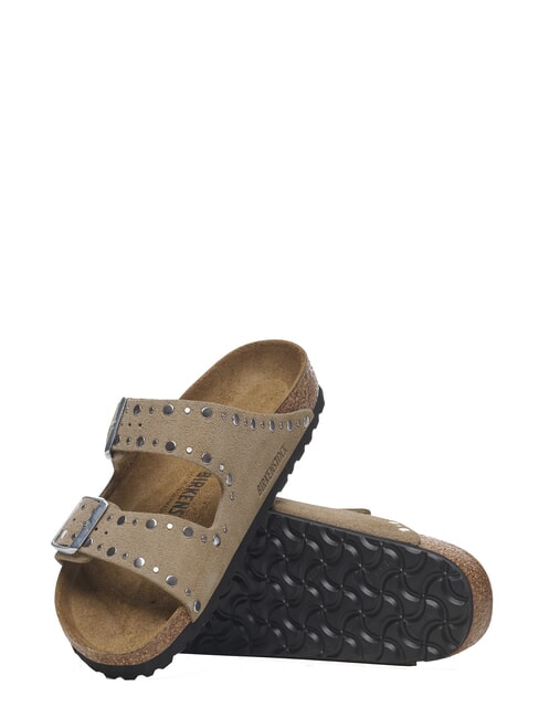 ARIZONA RIVET  Sandale din piele taupe - Pantofi femei