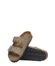 BIRKENSTOCK ARIZONA RIVET  Sandale din piele taupe - Pantofi femei - 4