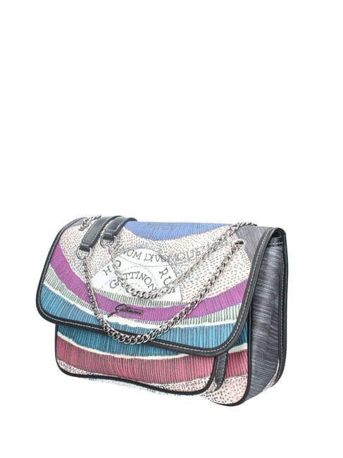 PLANETARIUM Geanta convertibila cu clapa noapte/negru - Genți femei