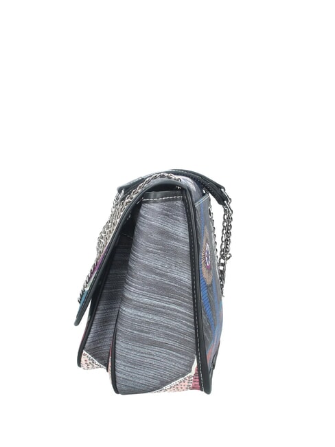 PLANETARIUM Geanta convertibila cu clapa noapte/negru - Genți femei