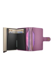 SECRID PEBBLE  Portofel din piele ciocanita orhidee - Portofele femei - 2