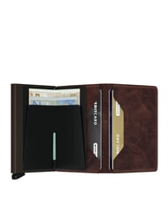 SECRID VINTAGE  Portofel subțire din piele - Portofele bărbați