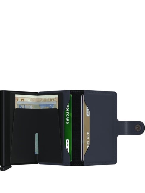 MATTE  Portofel cu suport pentru card de blocare RFID albastru de noapte - Portofele bărbați