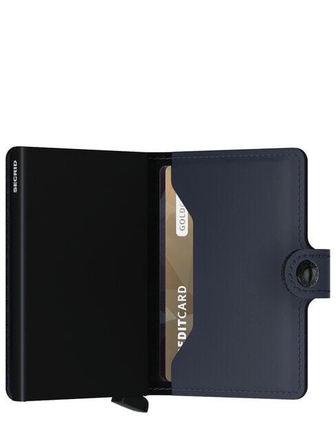 MATTE  Portofel cu suport pentru card de blocare RFID albastru de noapte - Portofele bărbați