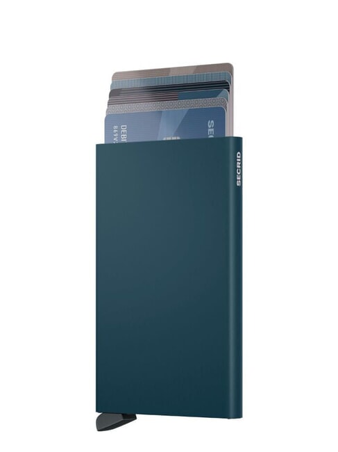 CARDPROTECTOR  Suport card de blocare RFID teal - Portofele bărbați