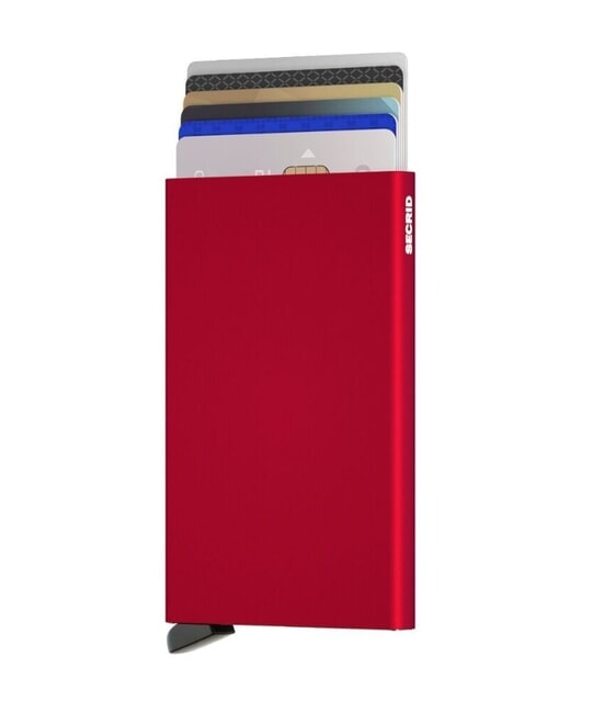 CARDPROTECTOR  Suport card de blocare RFID roşu - Portofele bărbați
