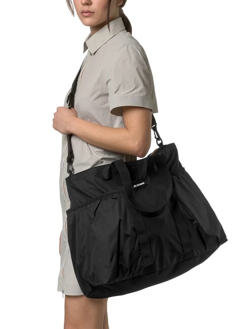 SAINT MALO Geantă de cumpărături de plajă maxi cu 3 casete de creioane negru de asemenea - Genți femei