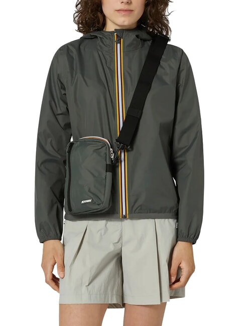 BARBITON Geanta din nailon verde negricios - Genți de umăr bărbați