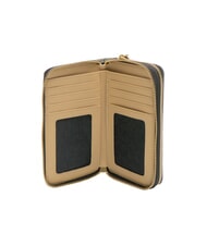 GATTINONI PLANETARIUM Portofel mare cu fermoar dublu clasic/bej - Portofele femei - 2