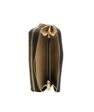 GATTINONI PLANETARIUM Portofel mare cu fermoar dublu clasic/bej - Portofele femei - 3