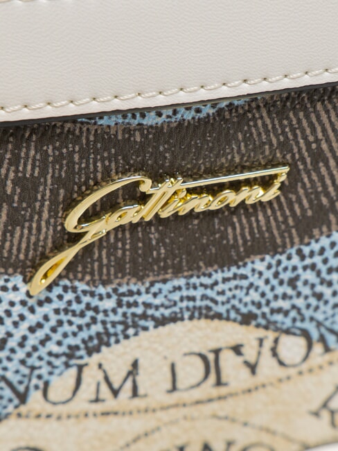 PLANETARIUM Geanta de umar cu buzunar lună/alb - Genți femei