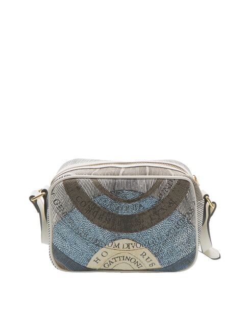 PLANETARIUM Geanta de umar cu buzunar lună/alb - Genți femei