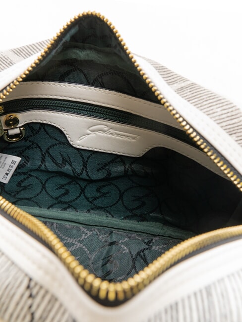 PLANETARIUM Geanta de umar cu buzunar lună/alb - Genți femei