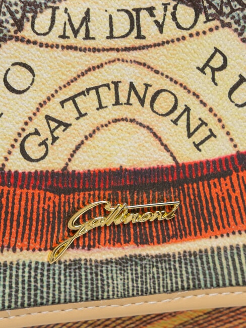 PLANETARIUM Geanta convertibila cu clapa clasic/bej - Genți femei