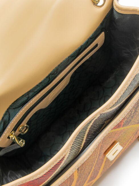 PLANETARIUM Geanta convertibila cu clapa clasic/bej - Genți femei