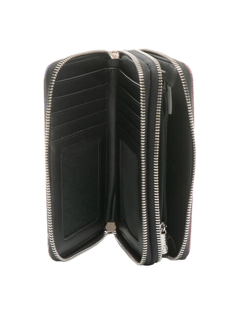 PLANETARIUM Portofel mare cu fermoar dublu noapte/negru - Portofele femei