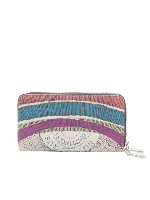 PLANETARIUM Portofel mare cu fermoar dublu noapte/negru - Portofele femei