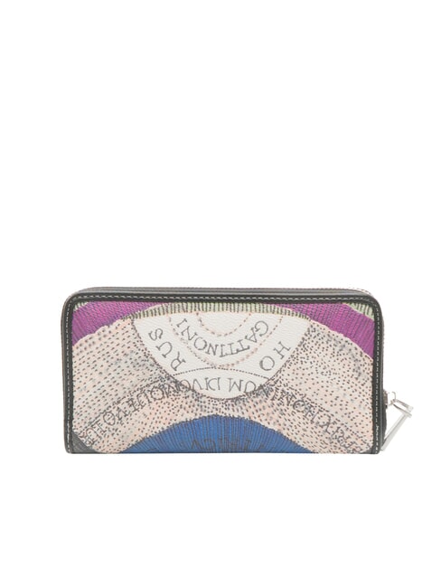 PLANETARIUM Fermoar mare în jurul portofelului noapte/negru - Portofele femei