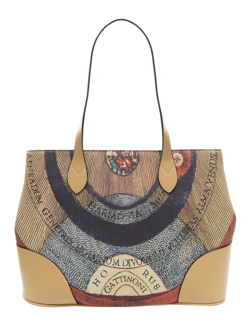 PLANETARIUM Geanta de umar mediu clasic/bej - Genți femei