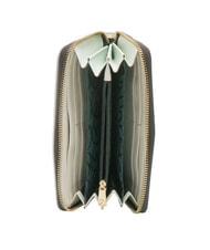 GATTINONI PLANETARIUM Fermoar mare în jurul portofelului lună/alb - Portofele femei - 2