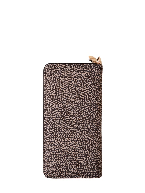 CLASSICA Portofel cu fermoar OP / NATURAL / NEGRU - Portofele femei