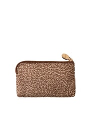 BORBONESE CLASSICA Husa pentru monede cu breloc beiger mare - Portchei - 2