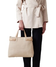 BORBONESE ARMOR  Geanta de mana, cu bareta de umar nisip - Genți femei - 5