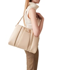 BORBONESE L ECLAIR  Geanta de umar, piele nisip - Genți femei - 5