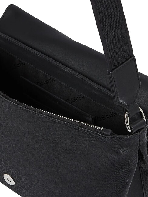 CK MUST Geanta de umar cu clapa ck negru - Genți femei