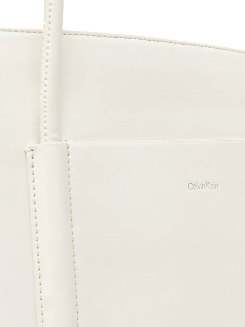 CK LINN MEDIUM Geanta de cumparaturi pe umar cretă - Genți femei