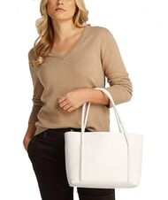 CALVIN KLEIN CK LINN MEDIUM Geanta de cumparaturi pe umar cretă - Genți femei - 6