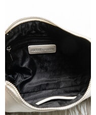 ROCCOBAROCCO FRINGES Geanta cu maner si curea de umar alb - Genți femei - 4