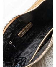 ROCCOBAROCCO FRINGES Geanta cu maner si curea de umar aur - Genți femei - 5