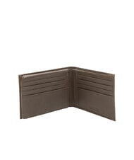 ROCCOBAROCCO VERTIGO Portofel din piele cu clapă maro inchis - Portofele bărbați - 4