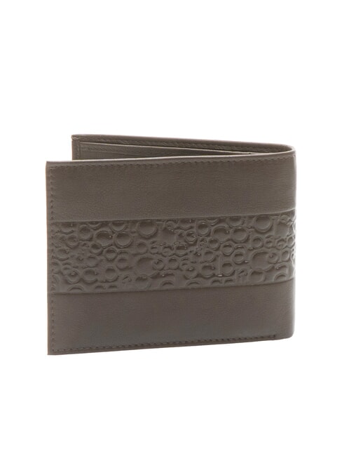 VERTIGO Portofel din piele 8cc maro inchis - Portofele bărbați