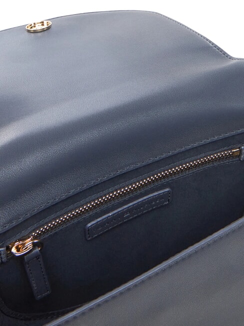 TH LOGOTAPE SADDLE Mini Geanta de umar albastru spațial - Genți femei