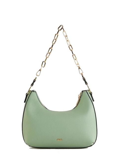 DORIS Geanta de umar cu sigle metalice marin / alb - Genți femei