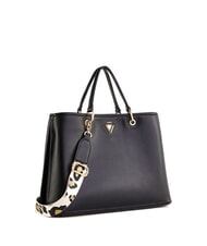 GAUDÌ BEA SUMMER Geanta de mana cu bareta de umar animalier BLACK - Genți femei - 2