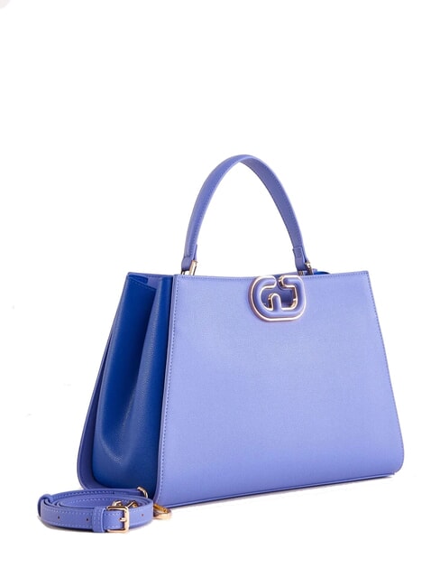 DEMY Geantă de mână bloc de culoare cu curea de umăr blugi - Genți femei