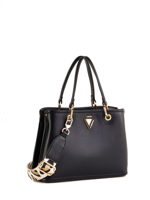 BEA SUMMER S Geanta mica cu bareta de umar animalier BLACK - Genți femei